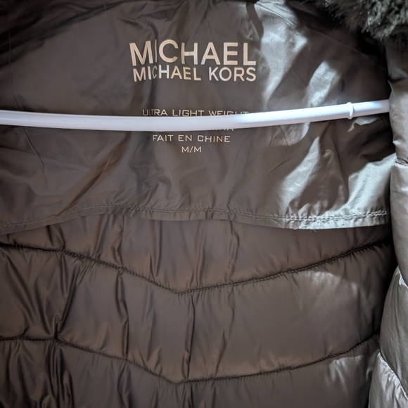 MK women down jacket medium size, green - Picture 4 of 4